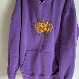 Dutch Bros Purple Hoodie with Yellow Design